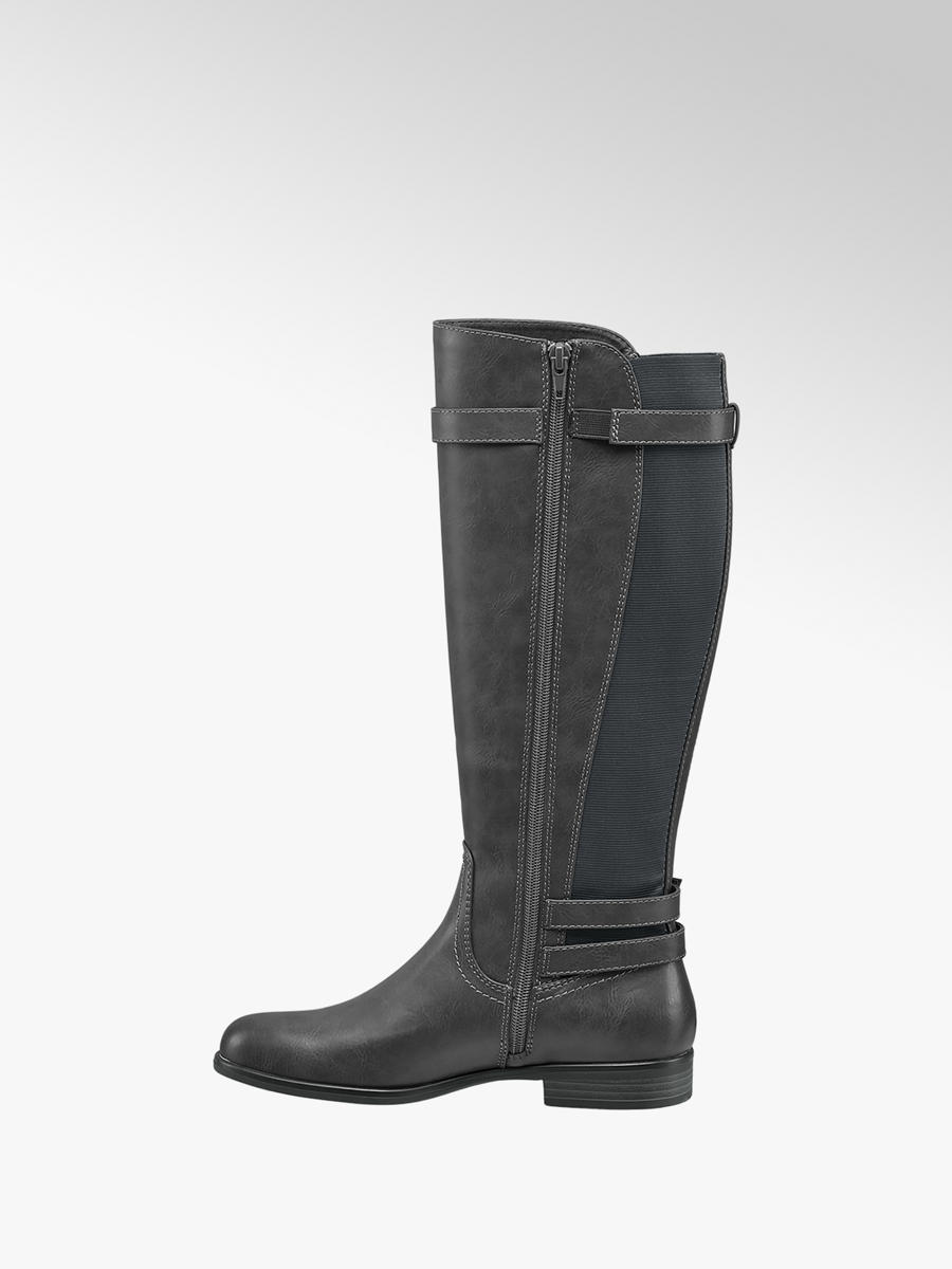 Graceland Stiefeletten Stiefel Grau Lederoptik Gr. 39 Deichmann GracelandDeichmann Damen Stiefeletten Schuhe schwarz Gr